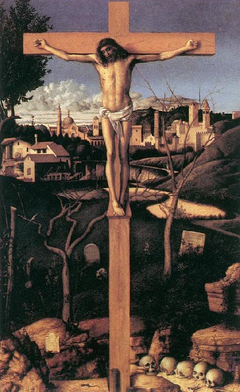 BELLINI, Giovanni Crucifixion yxn Norge oil painting art